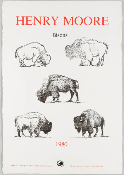 HENRY MOORE
Bisons