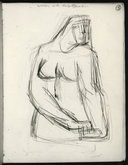 Study of a Woman with Clasped Hands