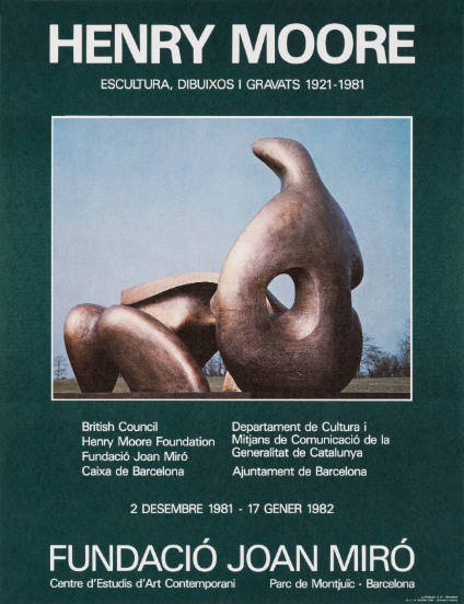 HENRY MOORE
ESCULTURA, DIBUIXOS I GRAVATS 1921-1981
(Sculpture, Drawings and Prints 1921-1981)