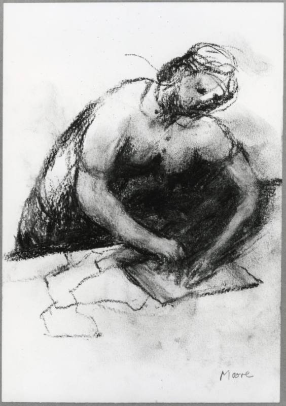 Woman Drawing