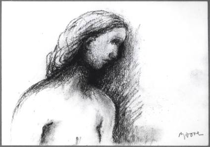 Head and Shoulders of Female Nude