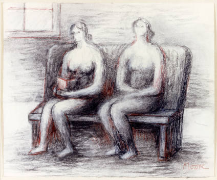 Two Seated Women in an Interior