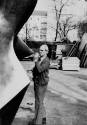 Noack Foundry, Henry Moore inspecting Large Spindle Piece (LH 593), c.1977