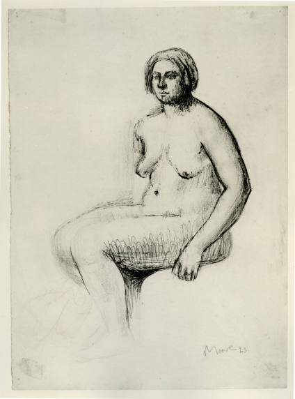 Seated Female Nude