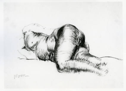 Headless Reclining Nude