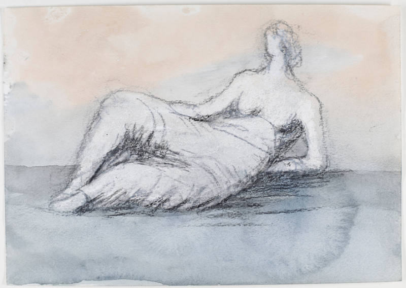 Draped Reclining Figure