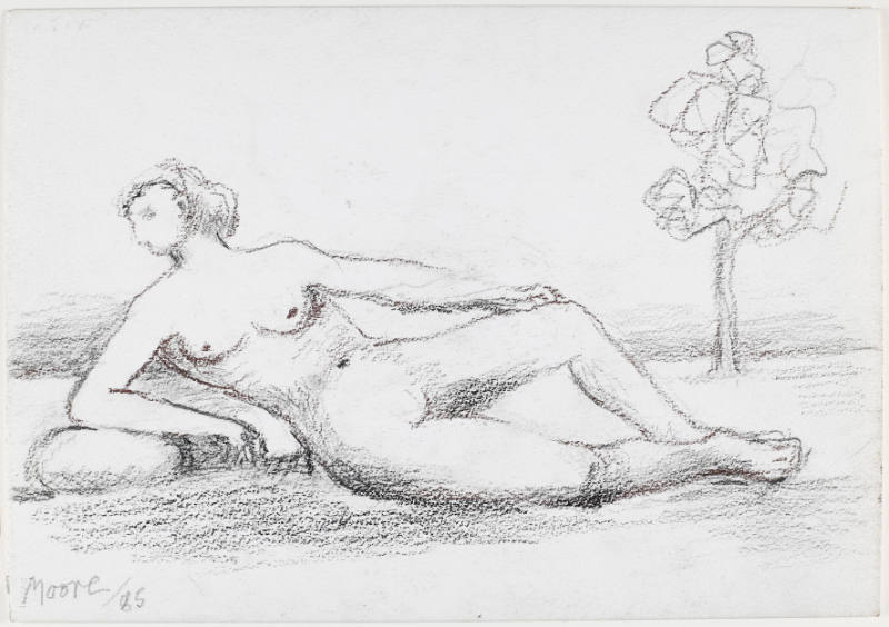 Reclining Woman in Landscape