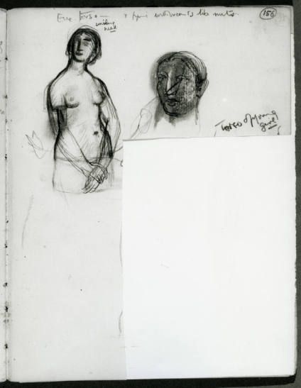 Half-Figure of a Woman