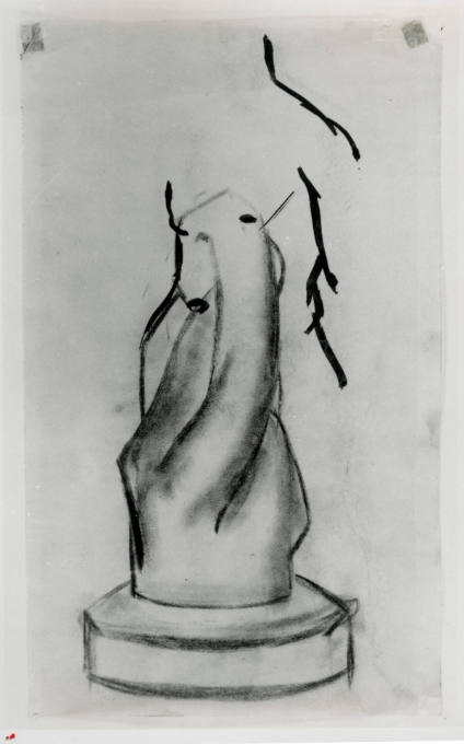 Study for a Figure with Upraised Arms