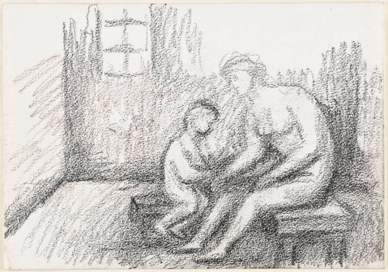 Mother and Child in an Interior