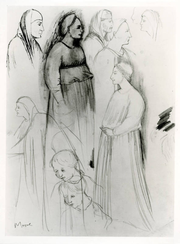 Copies of Figures from 'The Visitation'