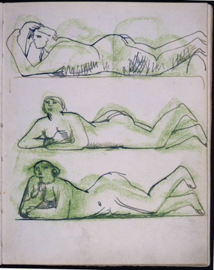 Three Reclining Figures