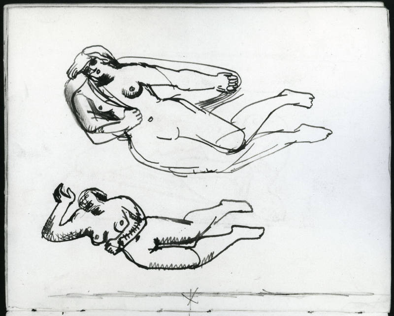 Two Flying Figures