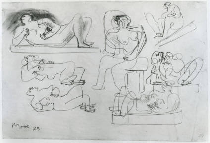 Reclining and Seated Figures