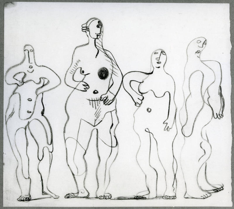 Four Standing Figures