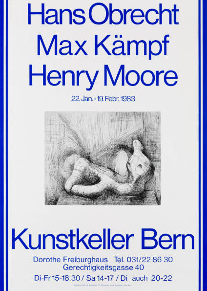 Hans Obrecht  Max Kämpf  Henry Moore