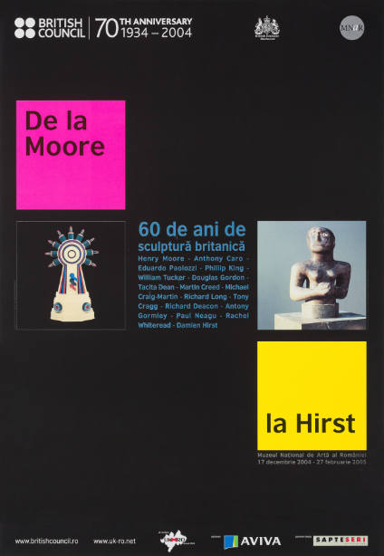 De la Moore la Hirst 
60 de ani de sculptură britanică
