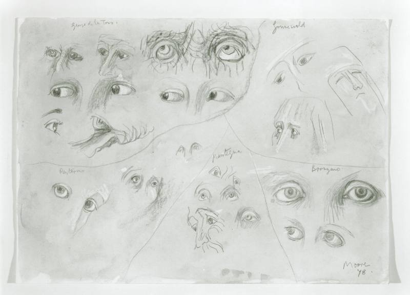 Studies of Eyes (after Various Masters)