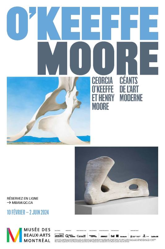 O'KEEFFE MOORE
GEORGIA O'KEEFFE ET HENRY MOORE
GÉANTS DE L'ART MODERNE