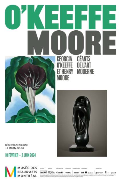 O'KEEFFE MOORE
GEORGIA O'KEEFFE ET HENRY MOORE
GÉANTS DE L'ART MODERNE