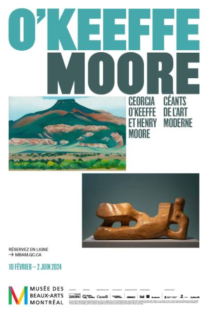 O'KEEFFE MOORE
GEORGIA O'KEEFFE ET HENRY MOORE
GÉANTS DE L'ART MODERNE