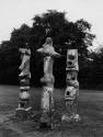 LH 379, LH 377 and LH 383 plasters in the grounds at Perry Green, c.1964. photo: John Hedgecoe