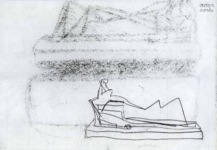 Idea for Sculpture: Reclining Figure